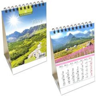 Kalendarz 2026 biurkowy pion Tatry