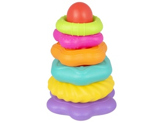 Playgro - Strukturované navlékací kroužky