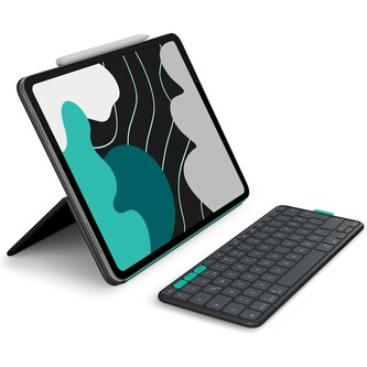 Logitech Flip Folio pro iPad Pro (M4, M5) a Air 11" (M2, M3) US grafitové Logitech Flip Folio pro iPad Pro (M4, M5) a Air 11" (M2, M3) US grafitové