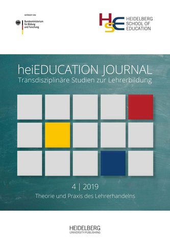 heiEDUCATION JOURNAL / Theorie und Praxis des Lehrerhandelns