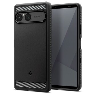 Spigen Rugged Armor, matte black - Sony Xperia 10 VII