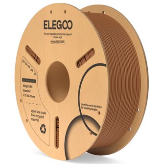 ELEGOO PLA Filament 1,75 mm, 1 kg, hnědá ELEGOO PLA Filament 1,75 mm, 1 kg, hnědá