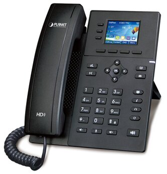Planet VIP-1140PT VoIP telefon, HD audio G.722/Opus, barevný 2,4" LCD, Auto Provision, Dual 100Mb LAN, PoE, CZ menu Planet VIP-1140PT VoIP telefon, HD audio G.722/Opus, barevný 2,4" LCD, Auto Provision, Dual 100Mb LAN, PoE, CZ menu