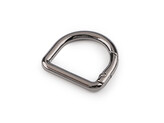 Karabina polokroužek průvlek 22 mm - 10 ks - 2 nikl černý