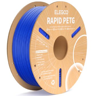 ELEGOO RAPID PETG Filament 1,75 mm, 1 kg, Modrá ELEGOO RAPID PETG Filament 1,75 mm, 1 kg, Modrá