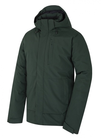 Pánská hardshellová plněná bunda Nurme M dark khaki - XXL