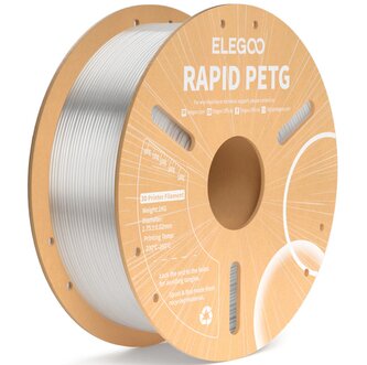 ELEGOO RAPID PETG Filament 1,75 mm, 1 kg, Transparentní ELEGOO RAPID PETG Filament 1,75 mm, 1 kg, Transparentní