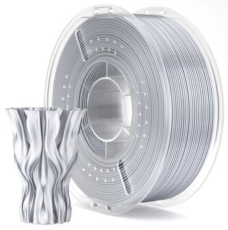 ELEGOO PLA Silk Filament 1,75 mm, 1 kg, Stříbrná ELEGOO PLA Silk Filament 1,75 mm, 1 kg, Stříbrná