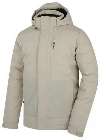 Pánská hardshellová plněná bunda Nurme M beige - L