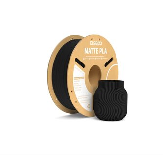 ELEGOO PLA MATTE Filament 1,75 mm, 1 kg, Černá ELEGOO PLA MATTE Filament 1,75 mm, 1 kg, Černá
