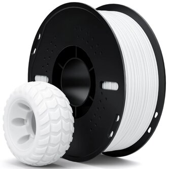 ELEGOO TPU 95A Filament 1,75 mm, 1 kg, Bílá