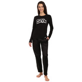 Dámské pyžamo Styx černé (PDD960) S