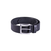 Opasek kožený Mil-Tec Nappa s kovovou přezkou - černý, 100