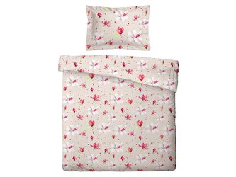 Povlečení mikroflanel Magnolie 140x200, 70x90 cm
