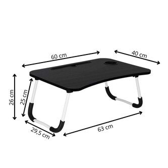Stolek na notebook SPRINGOS HUB HA4010 černý
