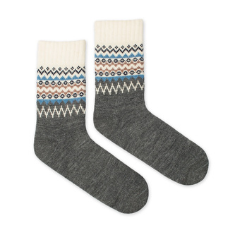 Vlněné ponožky Vlnáč Severka šedé Šedé S (35-38)