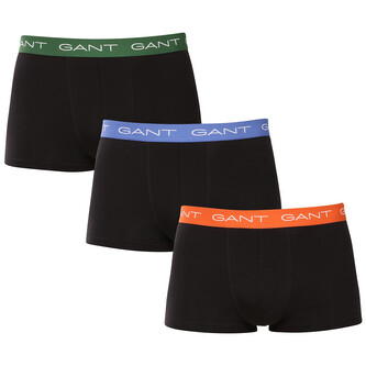 3PACK pánské boxerky Gant černé (902533003-005) XXL