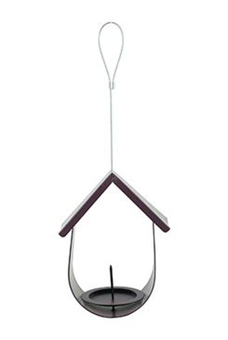 Krmítko venk. BUDKA na loj.koule kov fialová Zolux