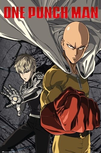 Plakát, Obraz - One Punch Man - Saitama &  Genos, 61 × 91.5 cm