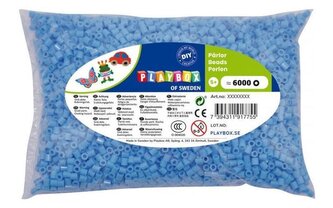 Zažehlovací korálky - 6 000 ks - světle modré