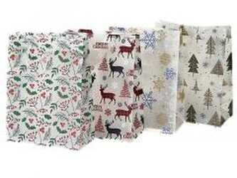 Torebka prezentowa Boże Narodzenie 33x25x12cm MIX