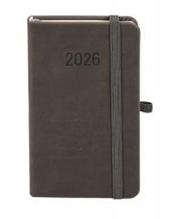 Kalendarz 2026 A6 Memofix TDW grafitowy