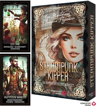 Steampunk Kipper - 36 Kipperkarten und 144-seitiges Booklet (Cyberpunk), m. 1 Beilage, m. 1 Buch