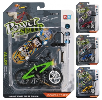 Skateboard s kolem a příslušenstvím