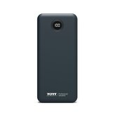 PORT CONNECT powerbanka 10 000 mAh, vestavěné USB-C kabely, LCD displej, černá
