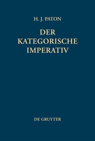 Der kategorische Imperativ