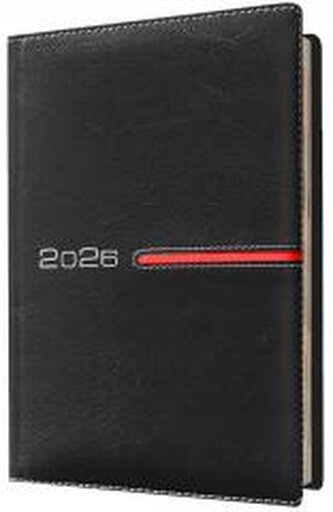 Kalendarz 2026 A6 tygodniowy czarny