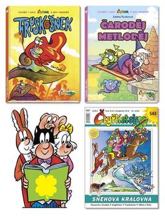 Balíček 3ks Tryskošnek + Čaroděj Metloděj + časopis