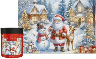 Puzzle 250 elementów. Tuba BN Winter Time