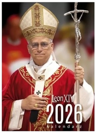 Kalendarz 2026 ścienny Leon XIV