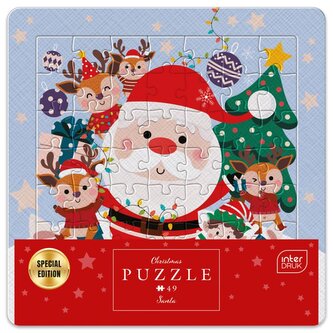 Puzzle w ramce  49 elementów. BN Santa