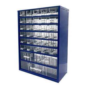 TOKOZ - Zásuvkový organizér 09 / 30S, 2M, 1L - RAL 5002 - Modrá