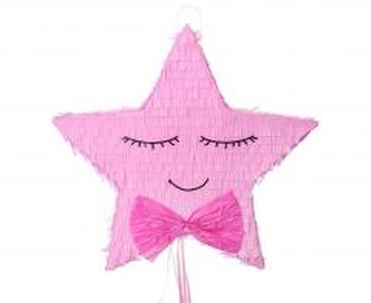 Piniata Gwiazdka różowa 45x8x43cm