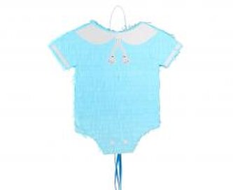 Piniata Ubranko dla dziecka błękitne 42x8x42.5cm