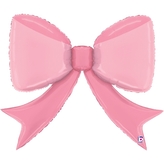 Fóliový balonek Růžová mašle – Pretty Pink Bow 90×73 cm