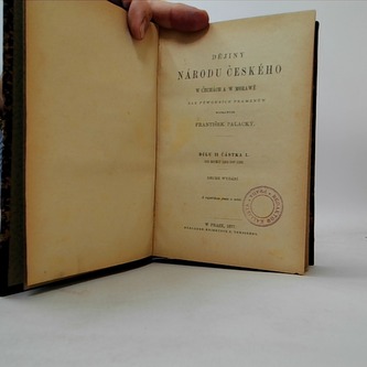 Dějiny národu českého w Čechách a w Morawě II. díl 1. část