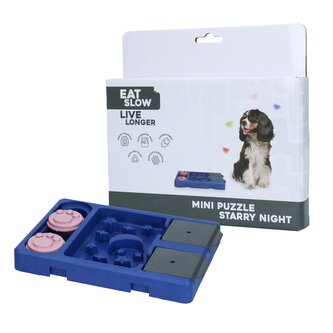 Eat Slow Live Longer hlavolam Mini Puzzle Starry Night