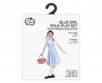 Strój dla dzieci Niebieska dziewczynka 130/140cm