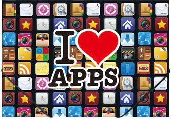 Deska s gumičkou "Apps", 15 mm, PP, A4, PANTA PLAST