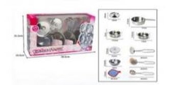 Zestaw kuchenny metalowy 11el