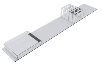 Příslušenství Wood Line - držák na nože z nerezové oceli (otvory pro 4 čepele), PLE PC