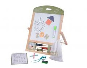 Tablica edukacyjna 2w1 kredowa i suchościeralna