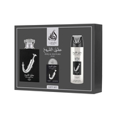 Lattafa Pride Ishq Al Shuyukh Silver EDP 100 ml + EDP 20 ml + DEO ve spreji 200 ml UNISEX