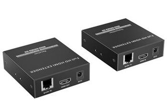 PremiumCord HDMI nekompresovaný FULL HD 1080p extender na 150m přes LAN, over IP, HDR