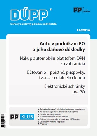 Daňový a účtovný poradca podnikateľa 14-2016