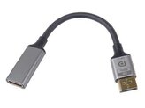 PremiumCord adaptér DisplayPort - HDMI, 8K@60Hz, 4K@144Hz Male/Female, 20cm, pozlacené konektory